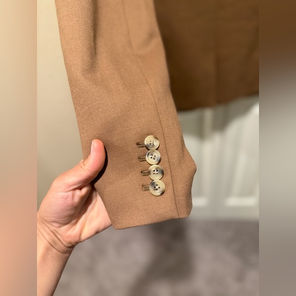 J.Crew Regent Blazer in Camel Wool Flannel , size 12 - Picture 6 of 15